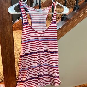 Size small, red, white, and blue tank top from Old Navy